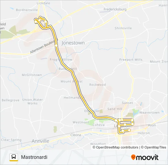 10 OLD FORGE EXPRESS Bus Line Map