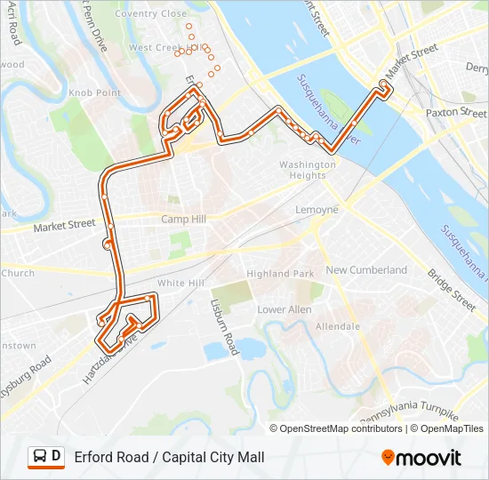 D Bus Line Map
