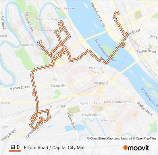 D Bus Line Map