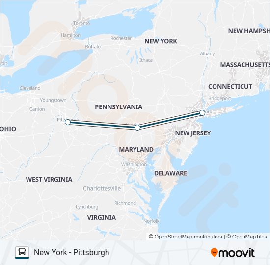 GREYHOUND US0410 Bus Line Map