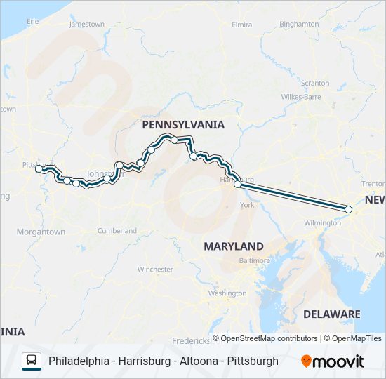 GREYHOUND US0400S Bus Line Map