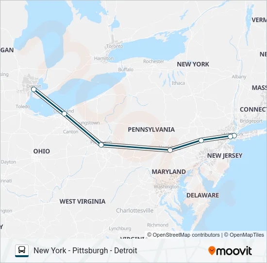 GREYHOUND US0420 Bus Line Map