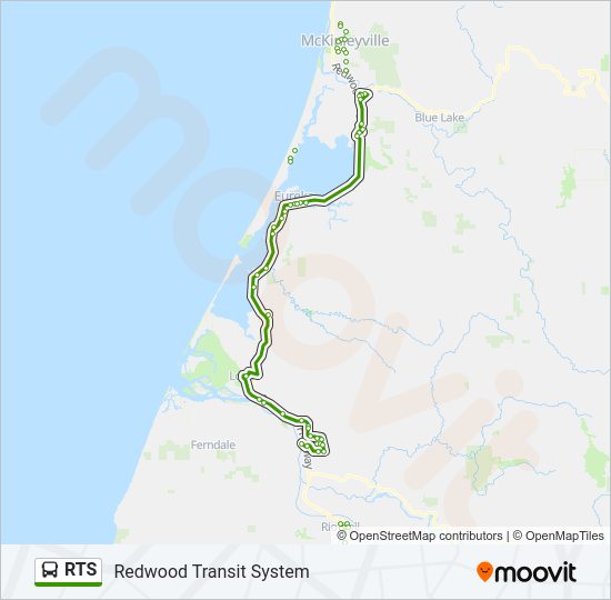 RTS bus Line Map