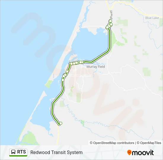 RTS Bus Line Map