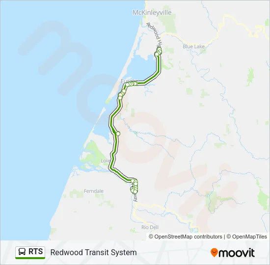 RTS Bus Line Map
