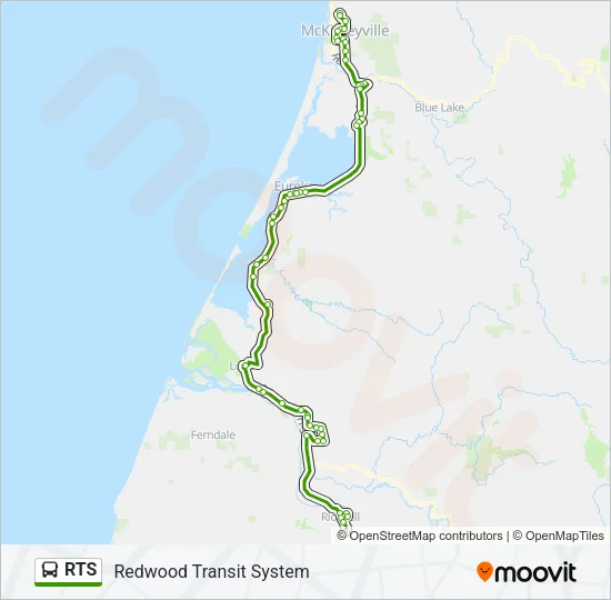 RTS Bus Line Map