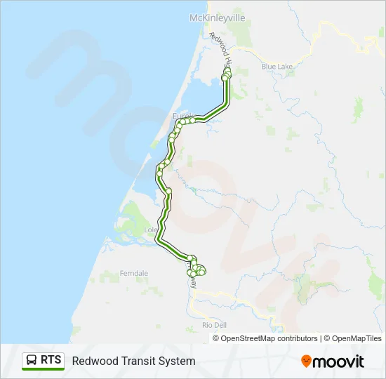 RTS Bus Line Map