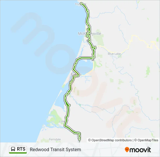 RTS Bus Line Map