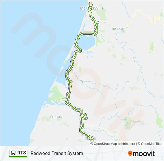 RTS Bus Line Map