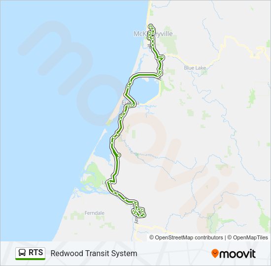 RTS Bus Line Map