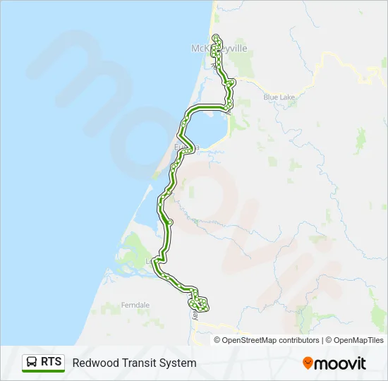 RTS Bus Line Map