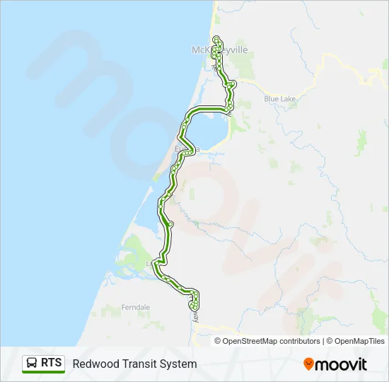 RTS Bus Line Map