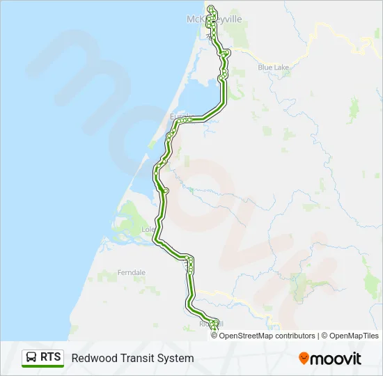 RTS Bus Line Map