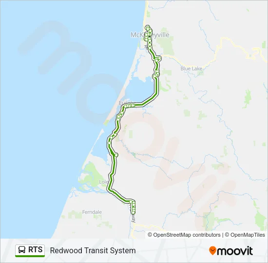 RTS Bus Line Map