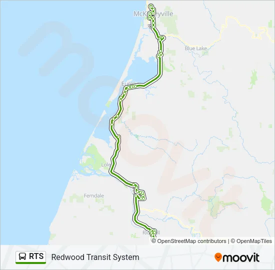 RTS Bus Line Map