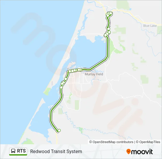 RTS Bus Line Map