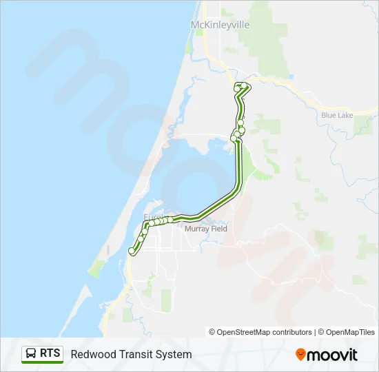 RTS Bus Line Map