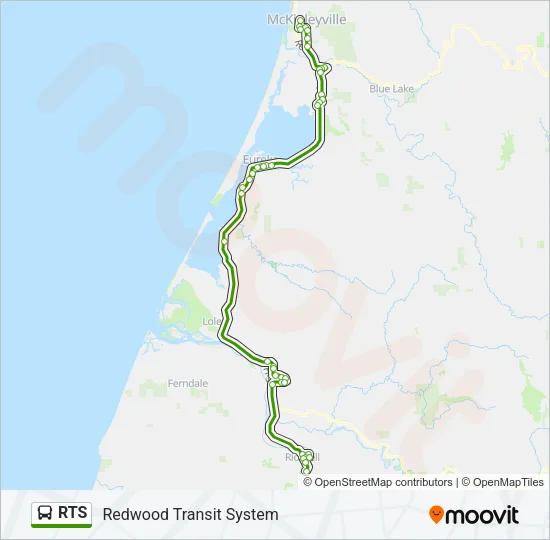 RTS Bus Line Map