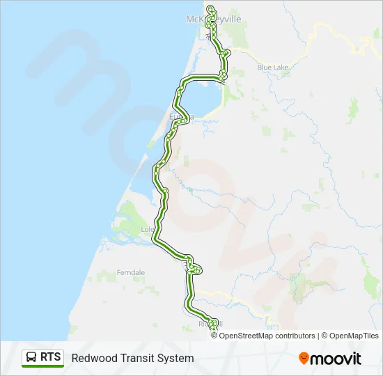 RTS Bus Line Map