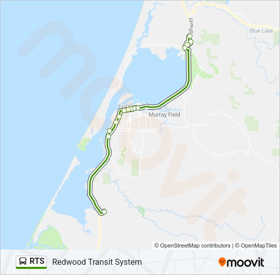 RTS Bus Line Map