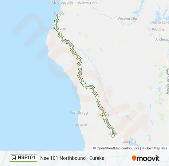 NSE101 Bus Line Map