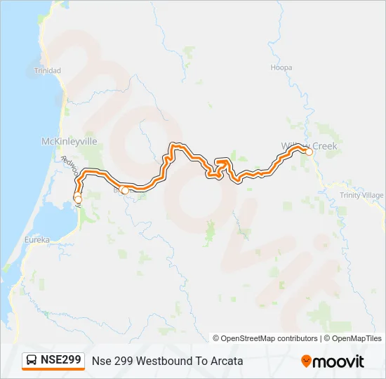 NSE299 Bus Line Map