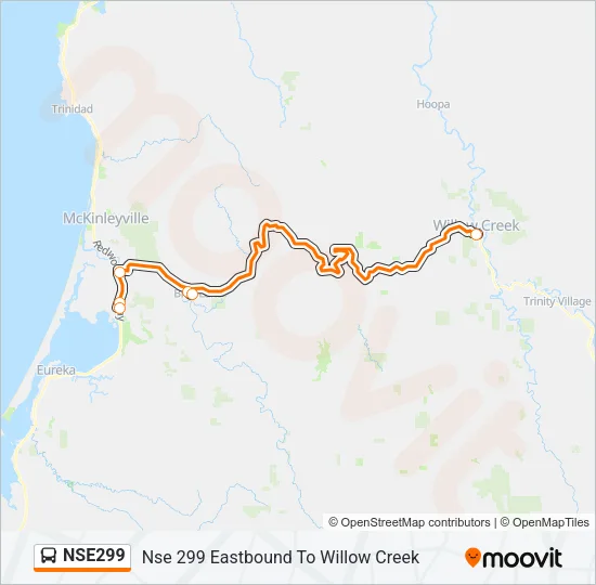 NSE299 Bus Line Map