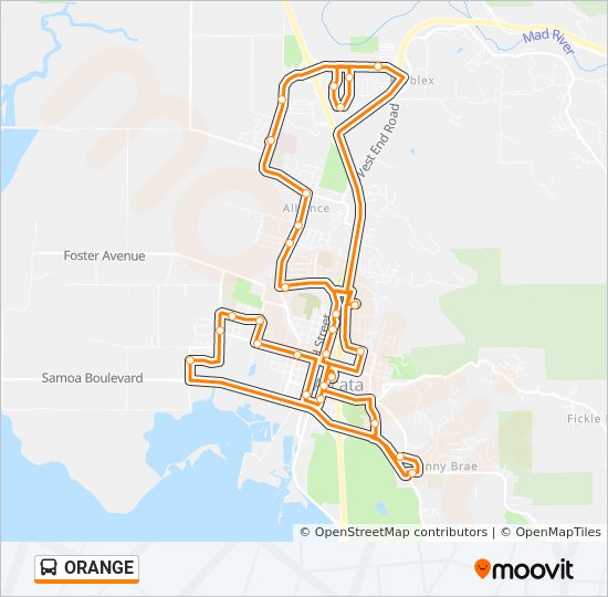 Orange Bus Route Schedule Orange Route: Schedules, Stops & Maps - (Updated)