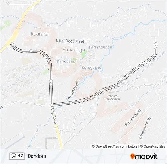 42 Bus Line Map