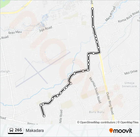 26S Bus Line Map