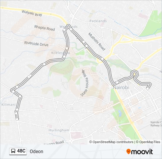 48C bus Line Map