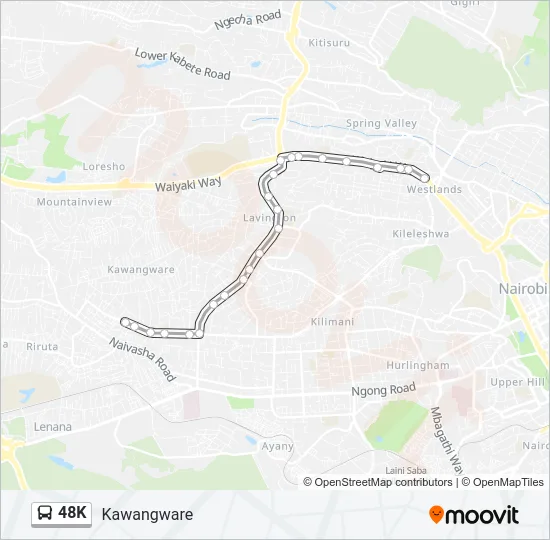 48K Bus Line Map