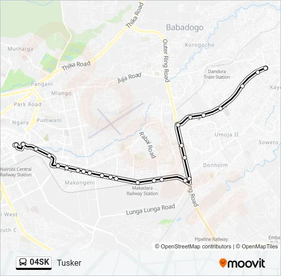 04SK Bus Line Map