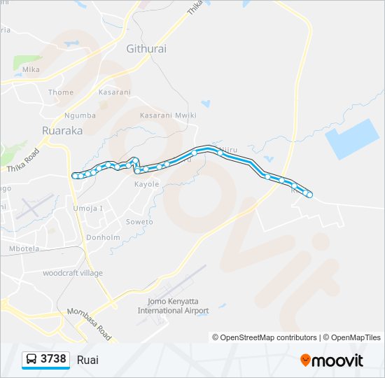 3738 Bus Line Map