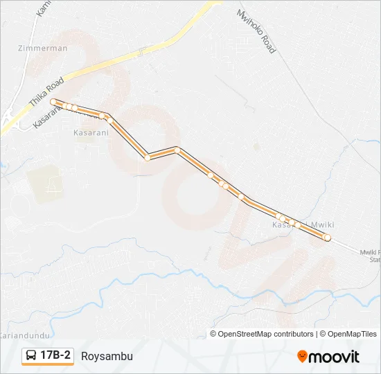 17B-2 Bus Line Map