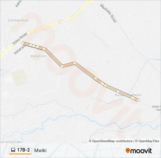 17B-2 Bus Line Map