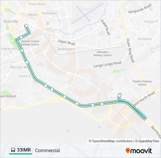 33IMR bus Line Map