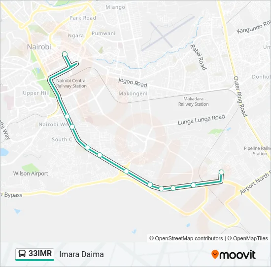 33IMR Bus Line Map