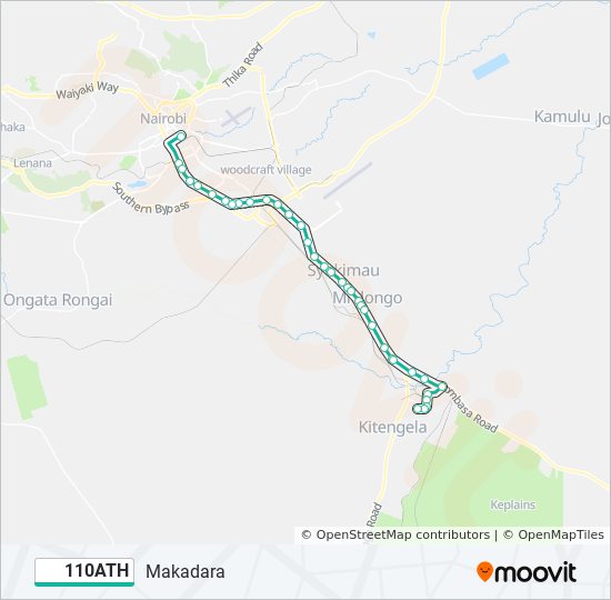 110ATH bus Line Map