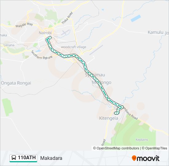 110ATH bus Line Map