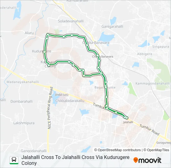 MF-250DA Bus Line Map