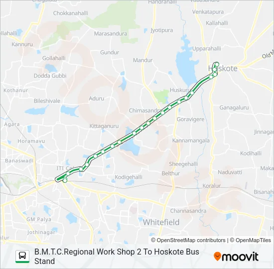 CWS-2-HSK Bus Line Map