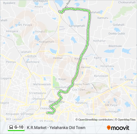 G-10 Bus Line Map