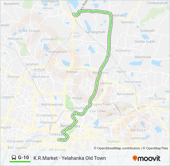 G-10 Bus Line Map