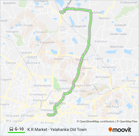 G-10 Bus Line Map