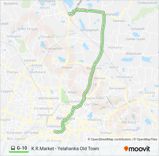 G-10 Bus Line Map