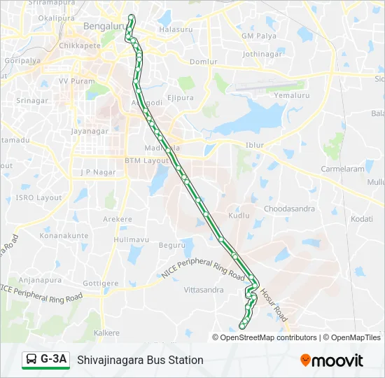 G-3A Bus Line Map
