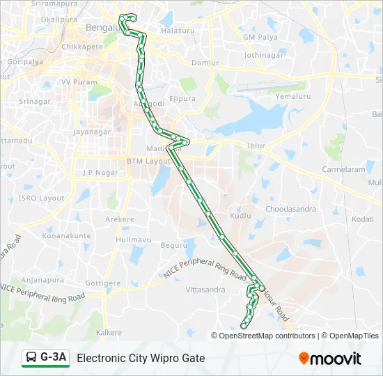 G-3A Bus Line Map