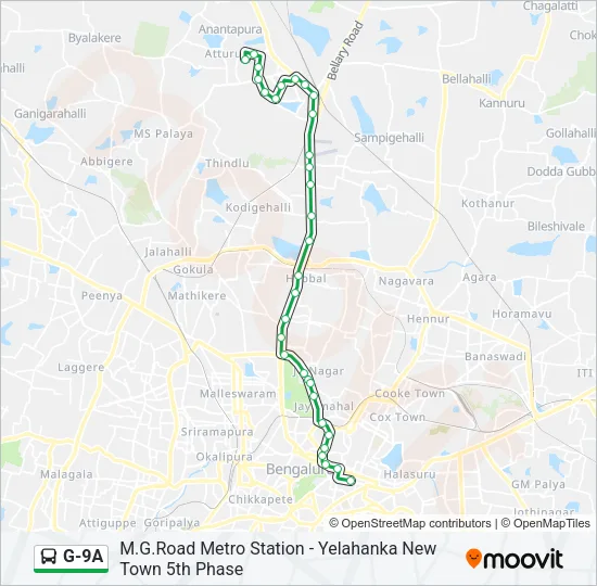 G-9A Bus Line Map