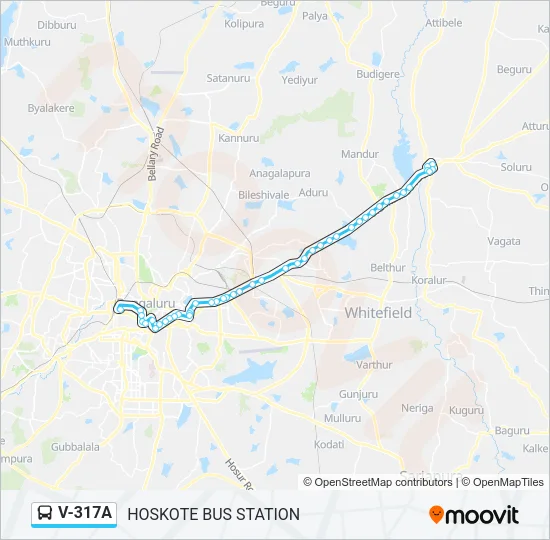 V-317A Bus Line Map